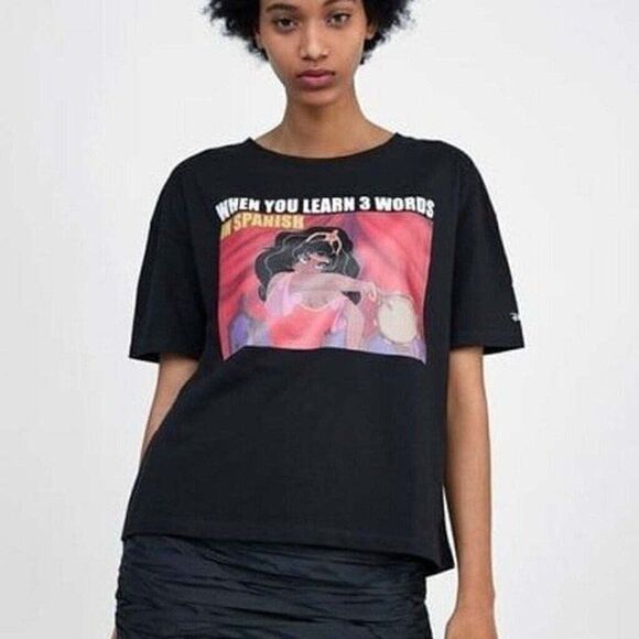ZARA ESMERALDA T-SHIRT DISNEY  - Picture 6 of 10